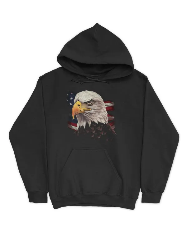 Eagle Us Flag Hoodie
