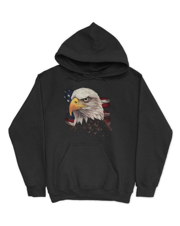 Eagle Us Flag Hoodie